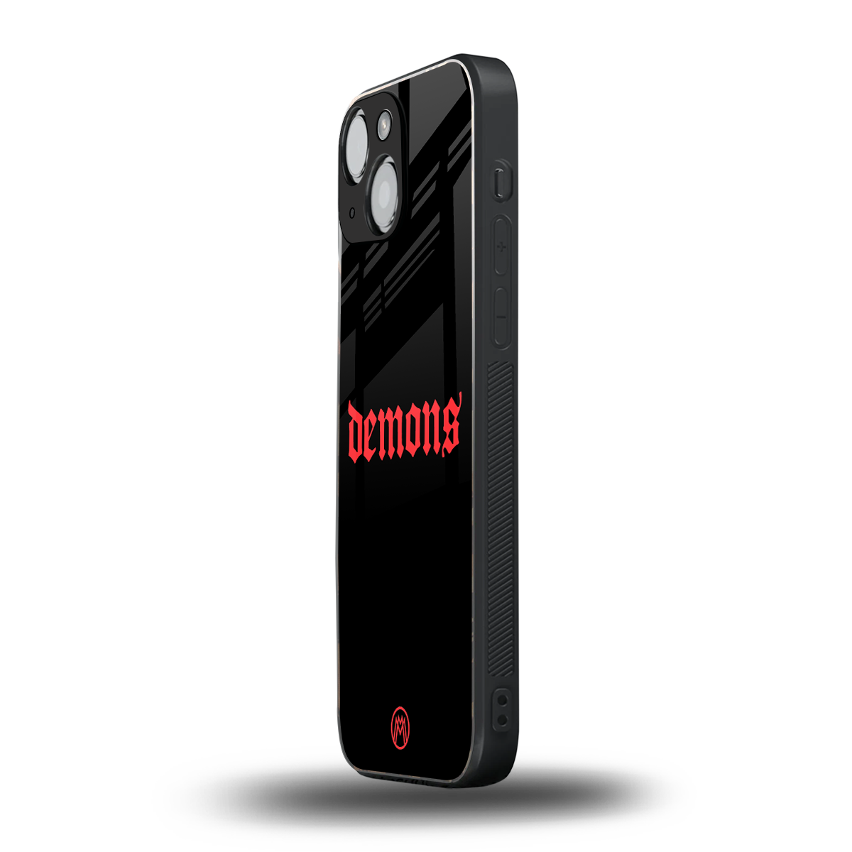 demons back phone cover | glass case for iphone 13 mini