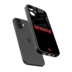 demons back phone cover | glass case for iphone 16 plus