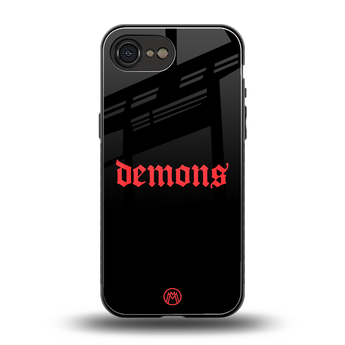 demons back phone cover | glass case for iphone 16e