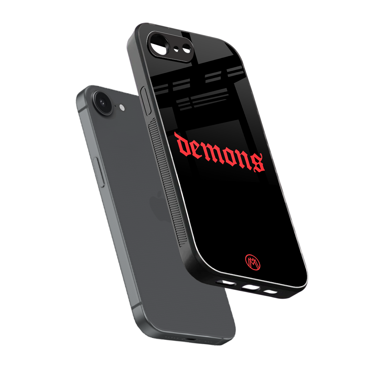 demons back phone cover | glass case for iphone 16e