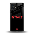 demons back phone cover | glass case for nothing phone 1