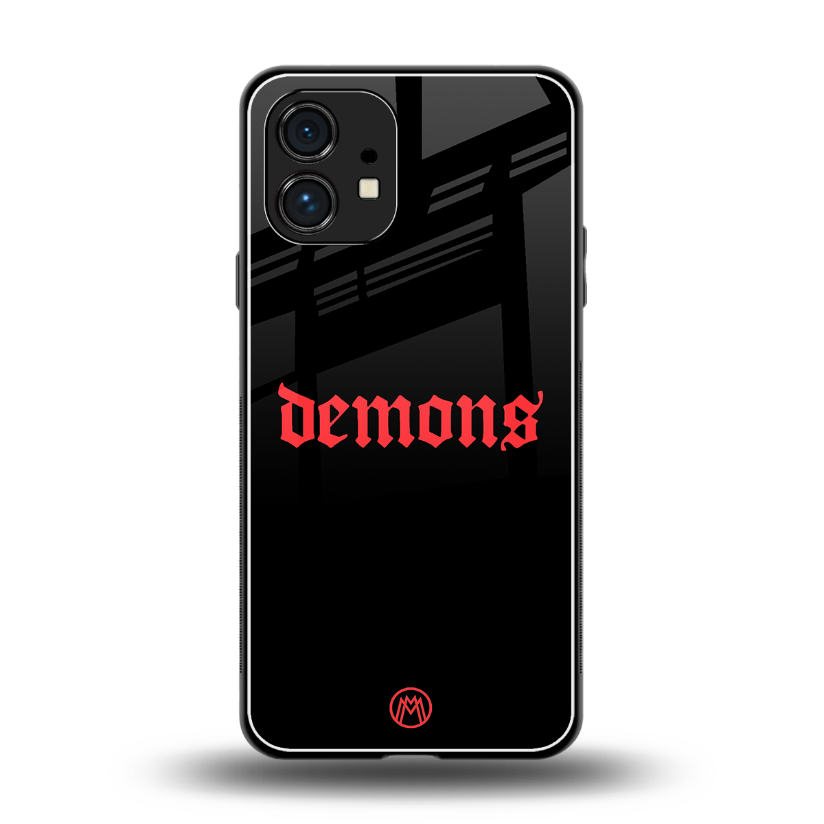 demons back phone cover | glass case for nothing phone 1