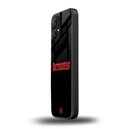 demons back phone cover | glass case for nothing phone 1