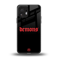 demons back phone cover | glass case for nothing phone 2