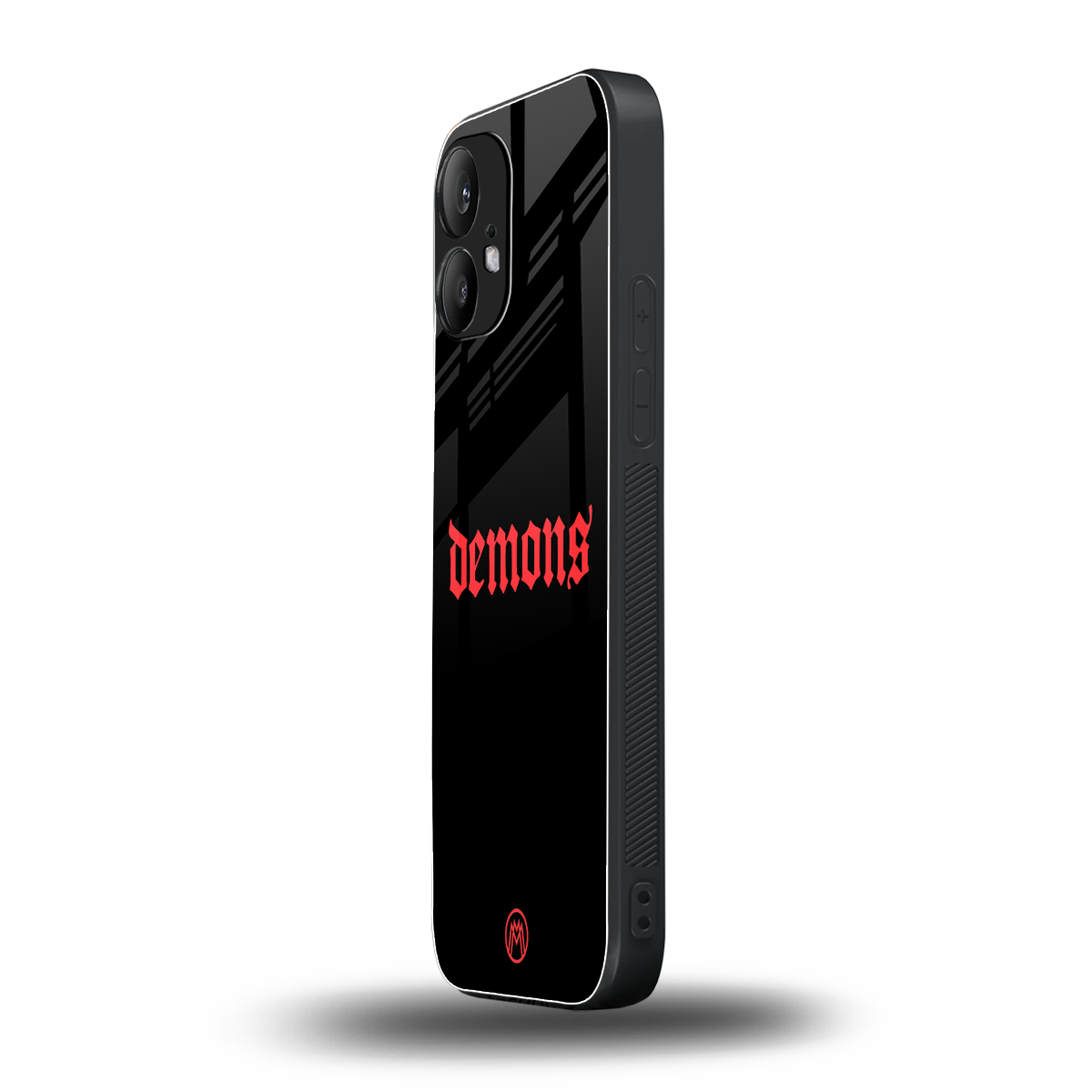demons back phone cover | glass case for nothing phone 2