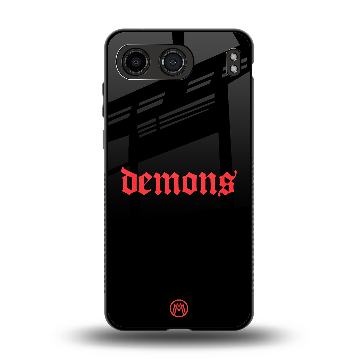 demons back phone cover | glass case for oneplus nord 4