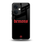 demons back phone cover | glass case for oneplus nord ce 3