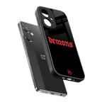 demons back phone cover | glass case for oneplus nord ce 3