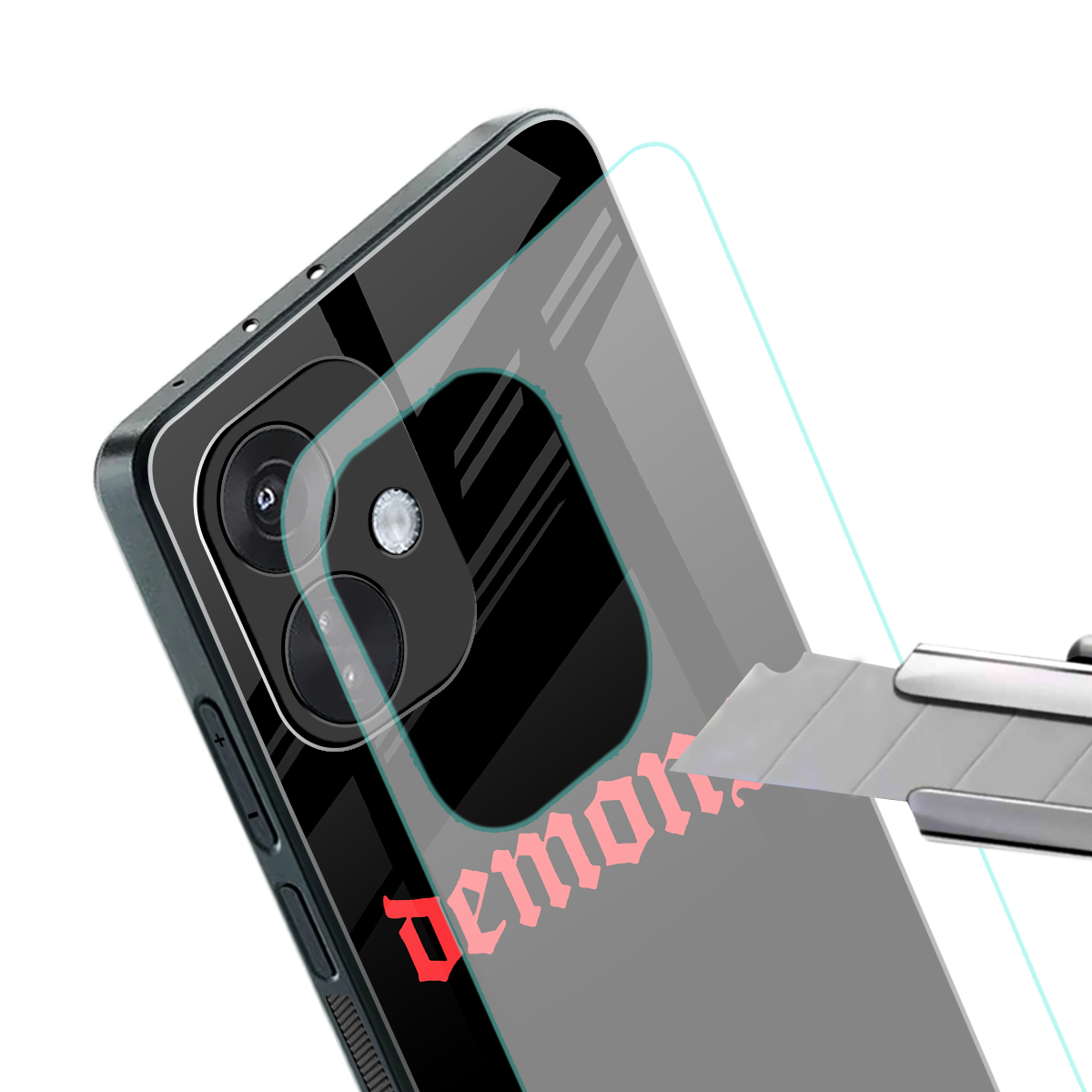 demons back phone cover | glass case for oneplus nord ce 3