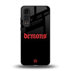 demons back phone cover | glass case for oneplus nord ce 4 lite
