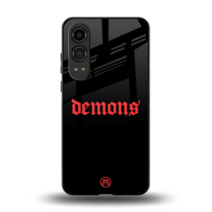 demons back phone cover | glass case for oneplus nord ce 4 lite