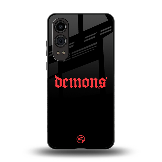 demons back phone cover | glass case for oneplus nord ce 4 lite