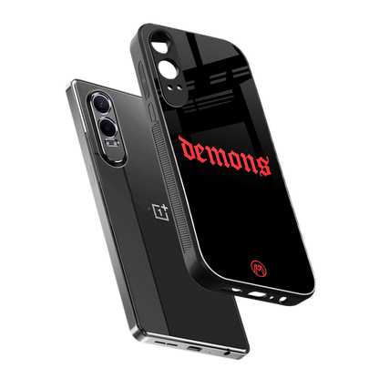 demons back phone cover | glass case for oneplus nord ce 4 lite