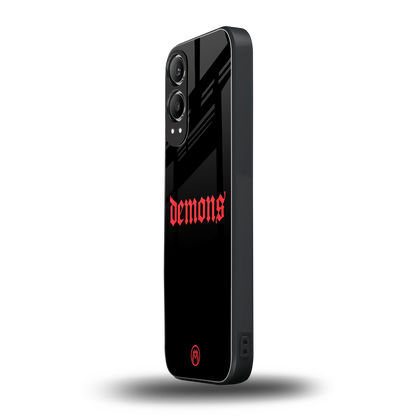 demons back phone cover | glass case for oneplus nord ce 4 lite