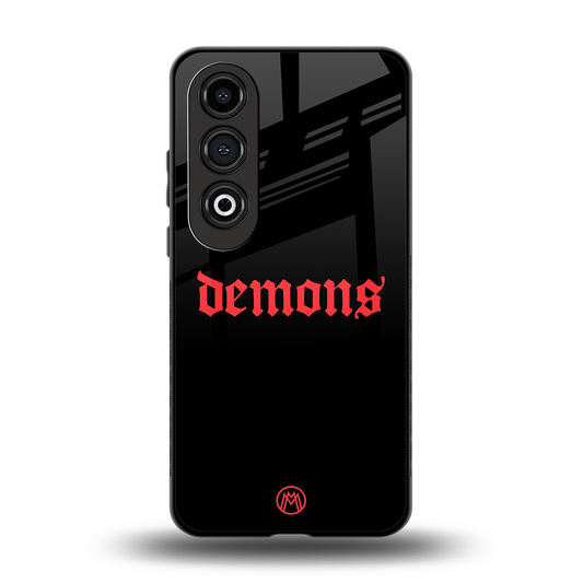 demons back phone cover | glass case for oneplus nord ce 4