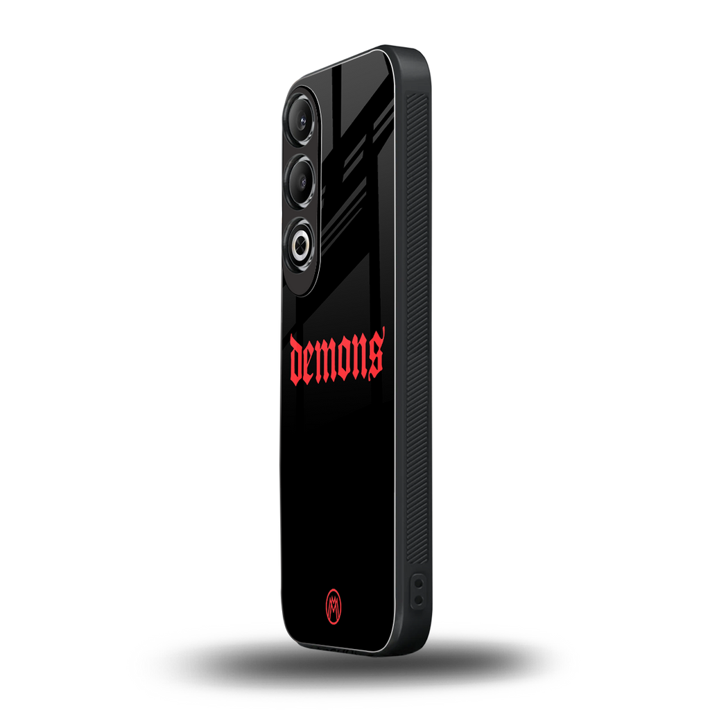 demons back phone cover | glass case for oneplus nord ce 4