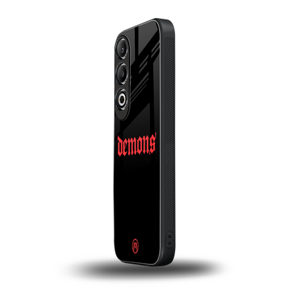 demons back phone cover | glass case for oneplus nord ce 4