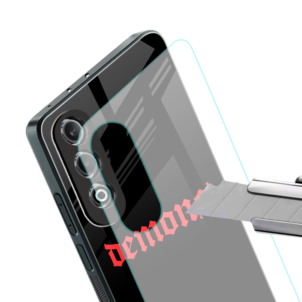 demons back phone cover | glass case for oneplus nord ce 4