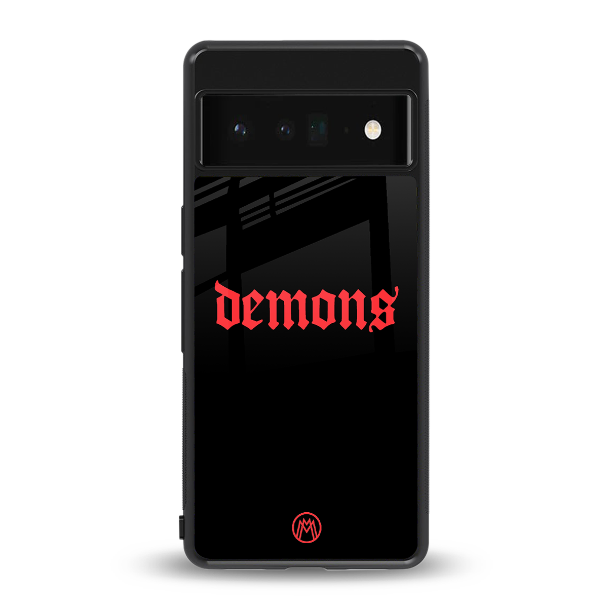 demons back phone cover | glass case for google pixel 6 pro