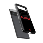 demons back phone cover | glass case for google pixel 6 pro