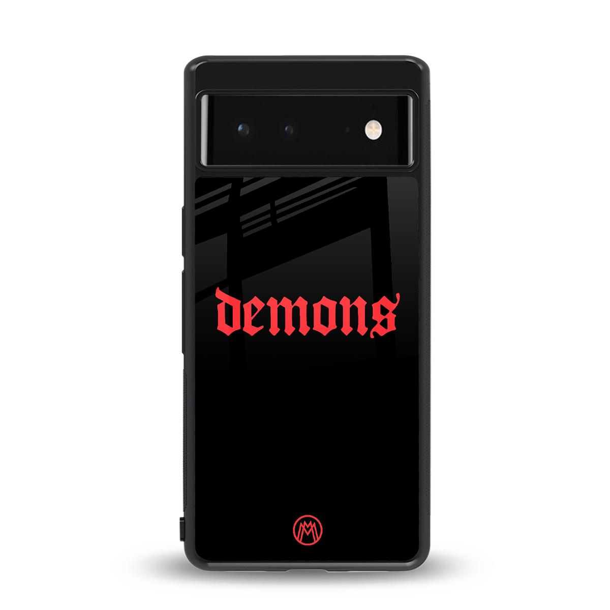 demons back phone cover | glass case for google pixel 6
