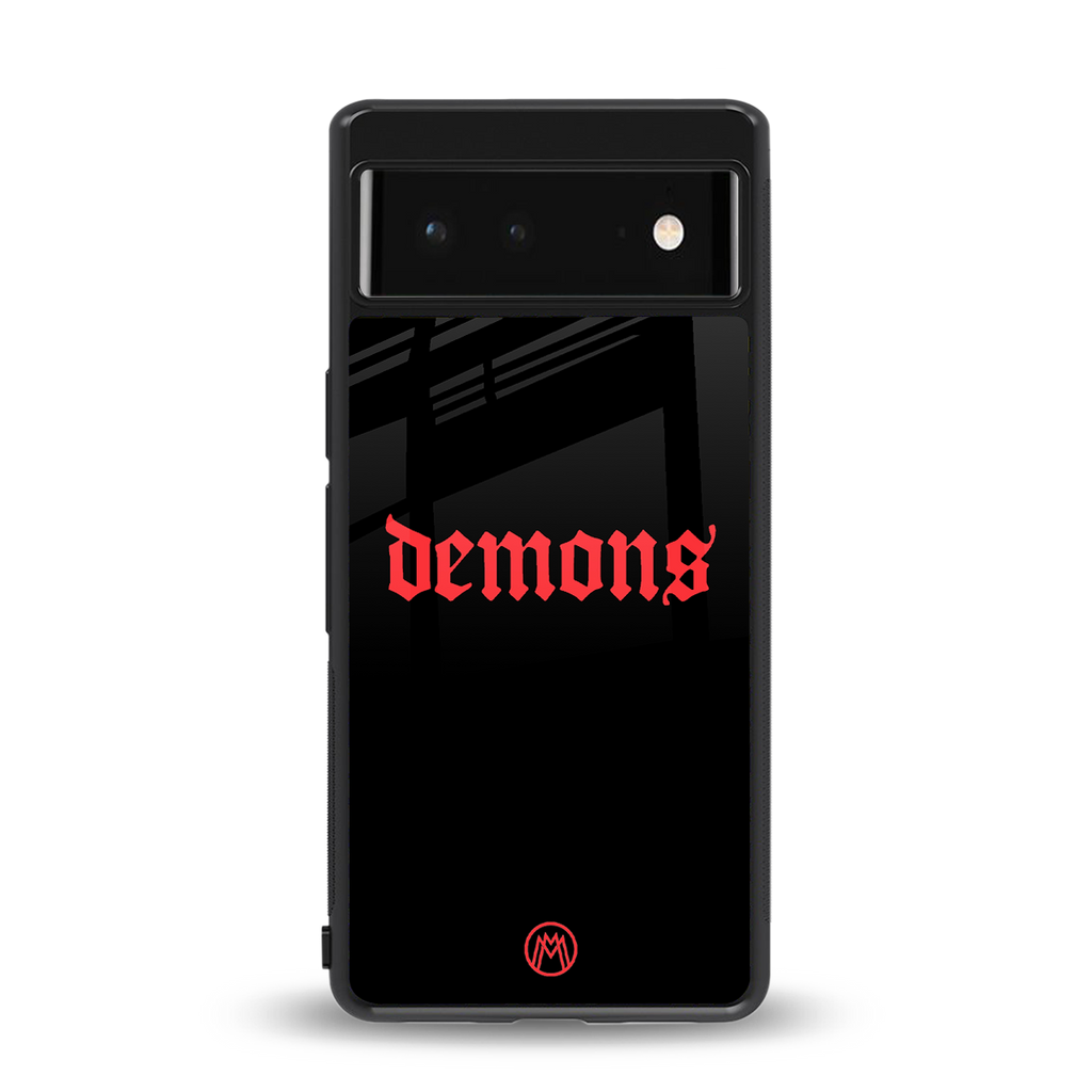 demons back phone cover | glass case for Google Pixel 6A