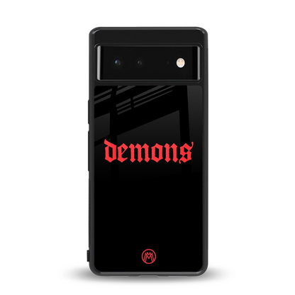demons back phone cover | glass case for Google Pixel 6A