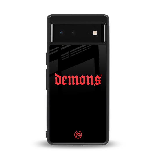 demons back phone cover | glass case for Google Pixel 6A