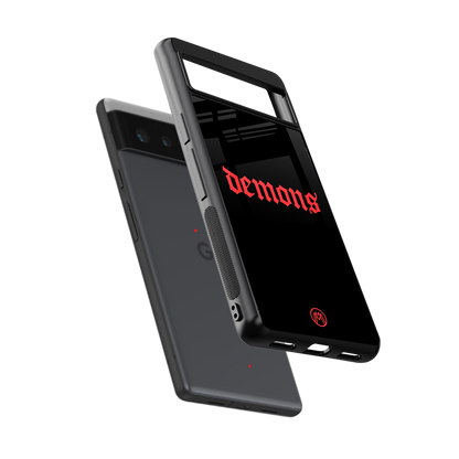 demons back phone cover | glass case for Google Pixel 6A