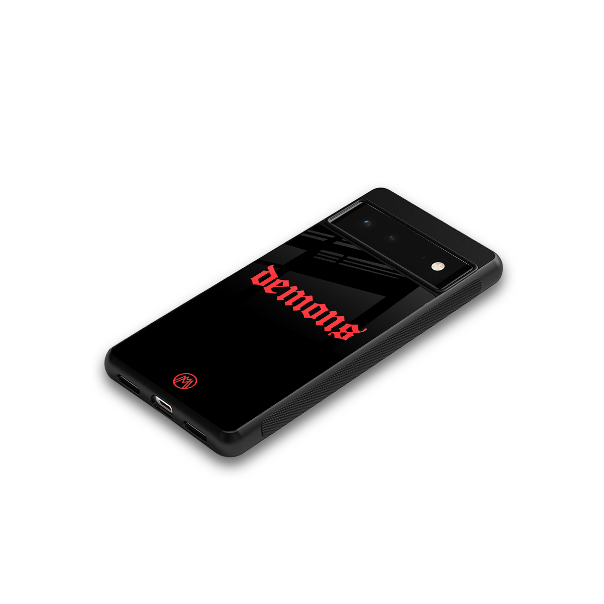 demons back phone cover | glass case for google pixel 6