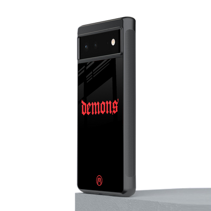 demons back phone cover | glass case for Google Pixel 6A