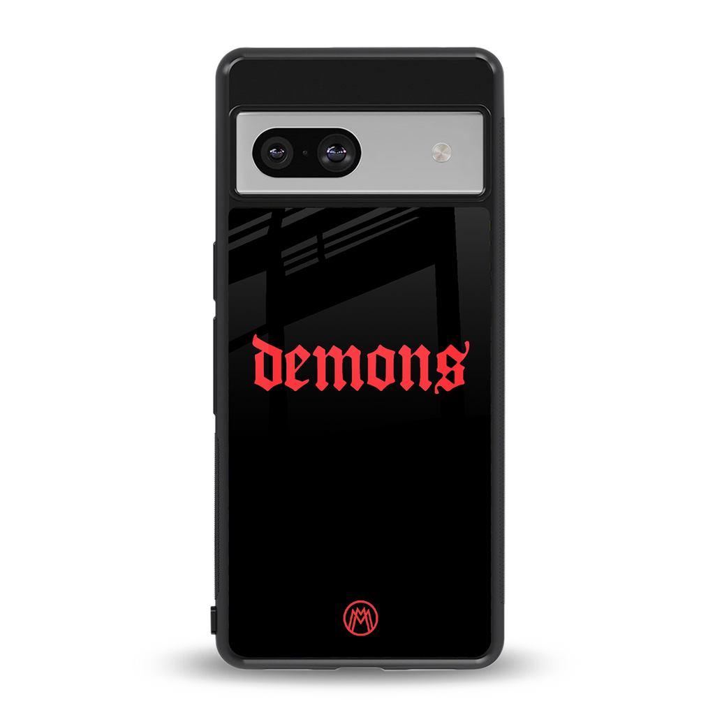demons back phone cover | glass case for Google Pixel 7