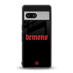 demons back phone cover | glass case for Google Pixel 7