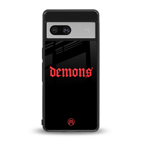 demons back phone cover | glass case for Google Pixel 7A