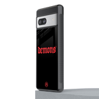 demons back phone cover | glass case for Google Pixel 7