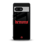 demons back phone cover | glass case for Google Pixel 8