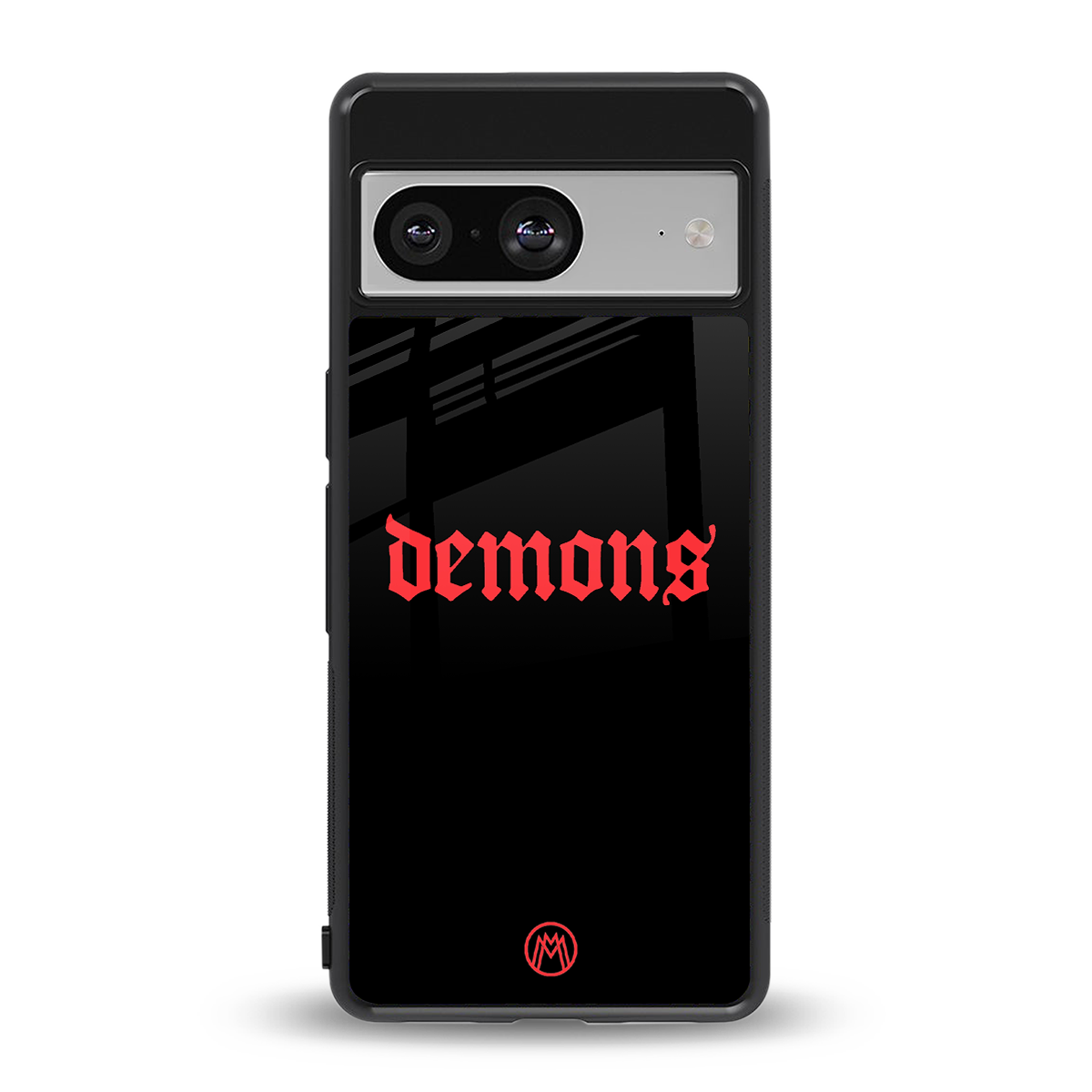 demons back phone cover | glass case for Google Pixel 8