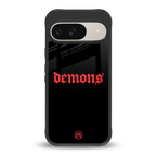 demons back phone cover | glass case for google pixel 9