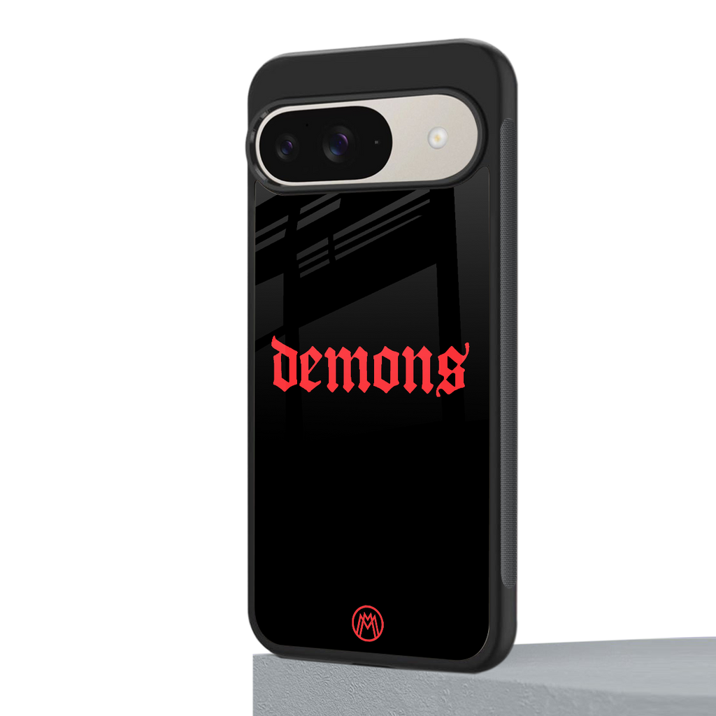demons back phone cover | glass case for google pixel 9