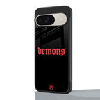 demons back phone cover | glass case for google pixel 9