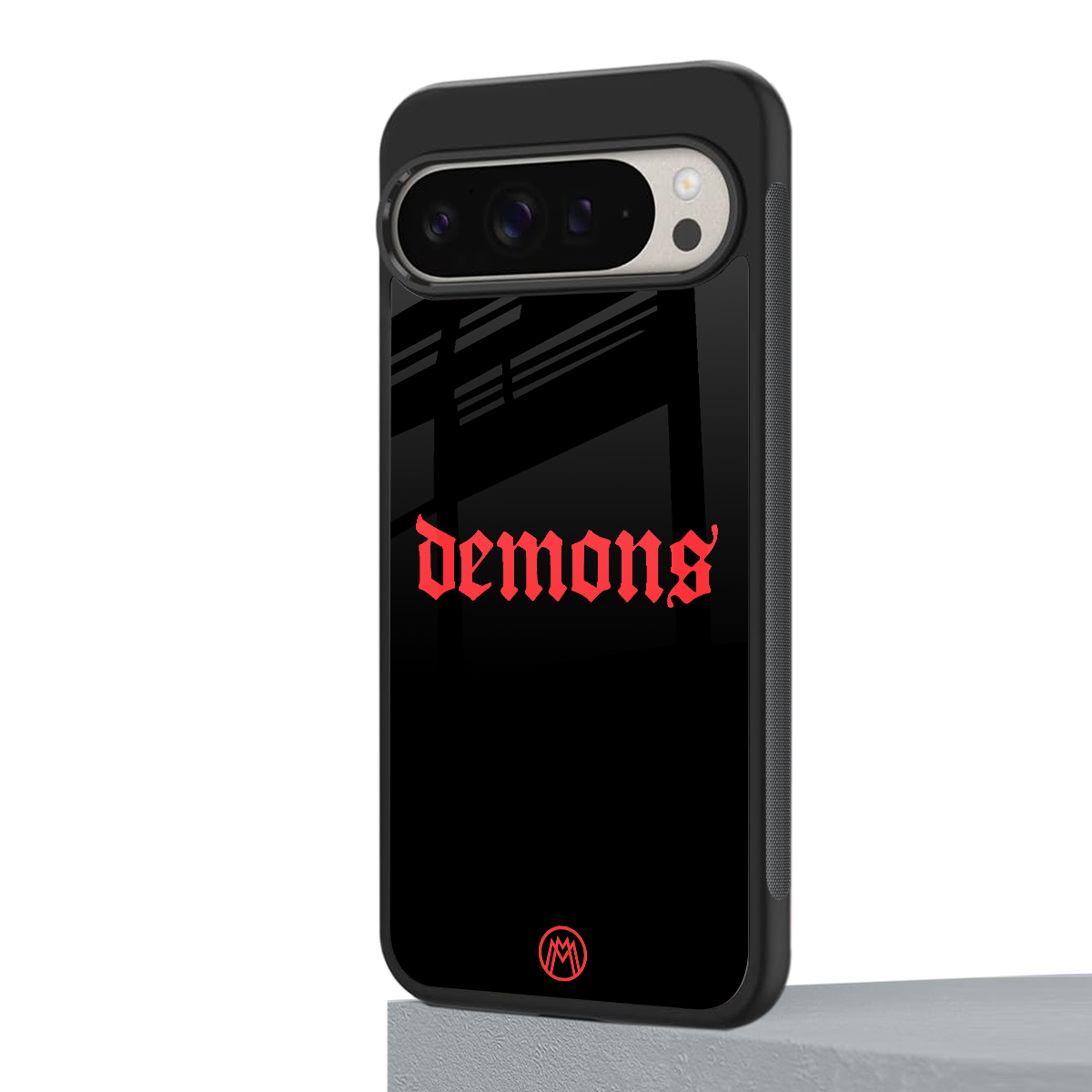 demons back phone cover | glass case for google pixel 9 pro xl