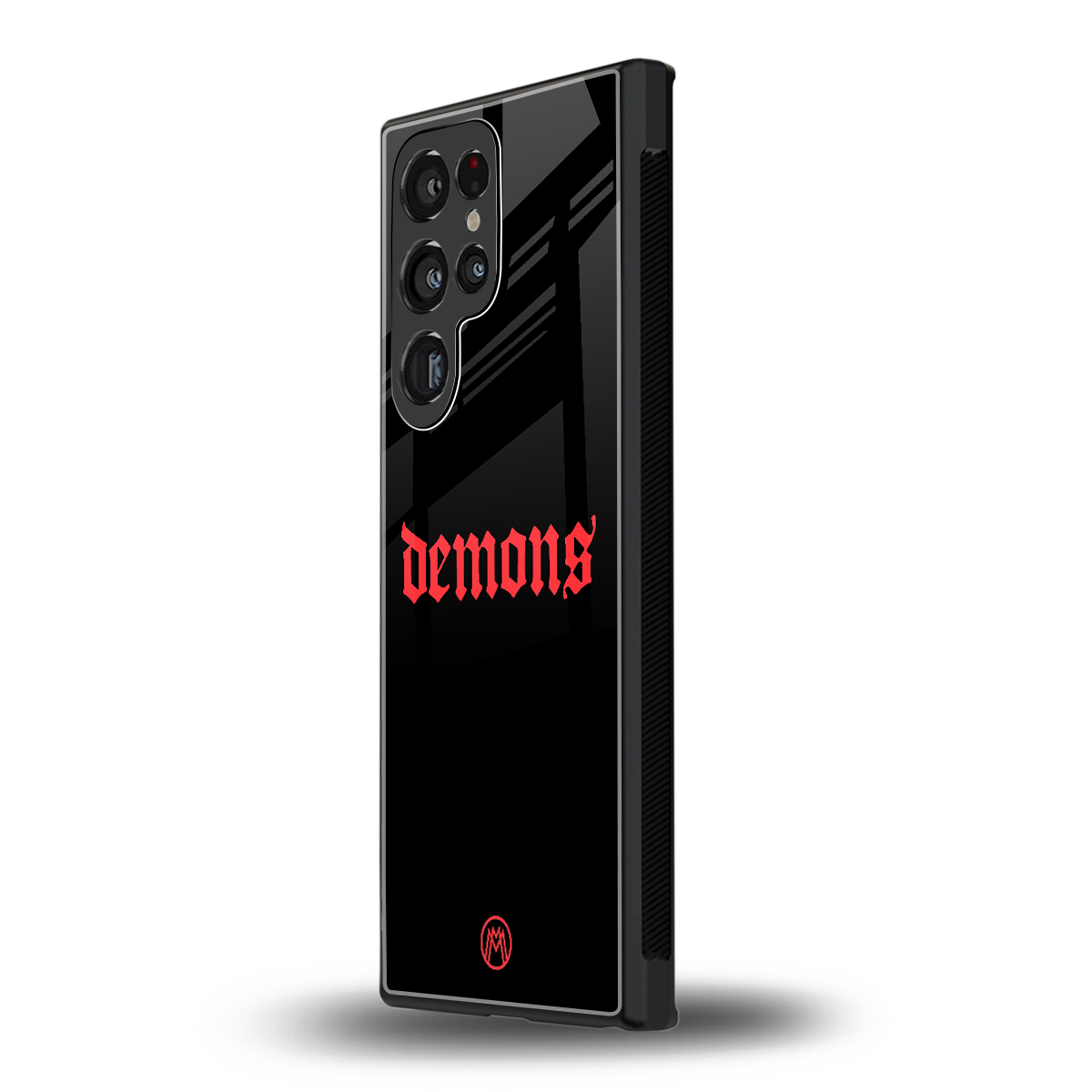 demons back phone cover | glass case for samsung galaxy s23 ultra