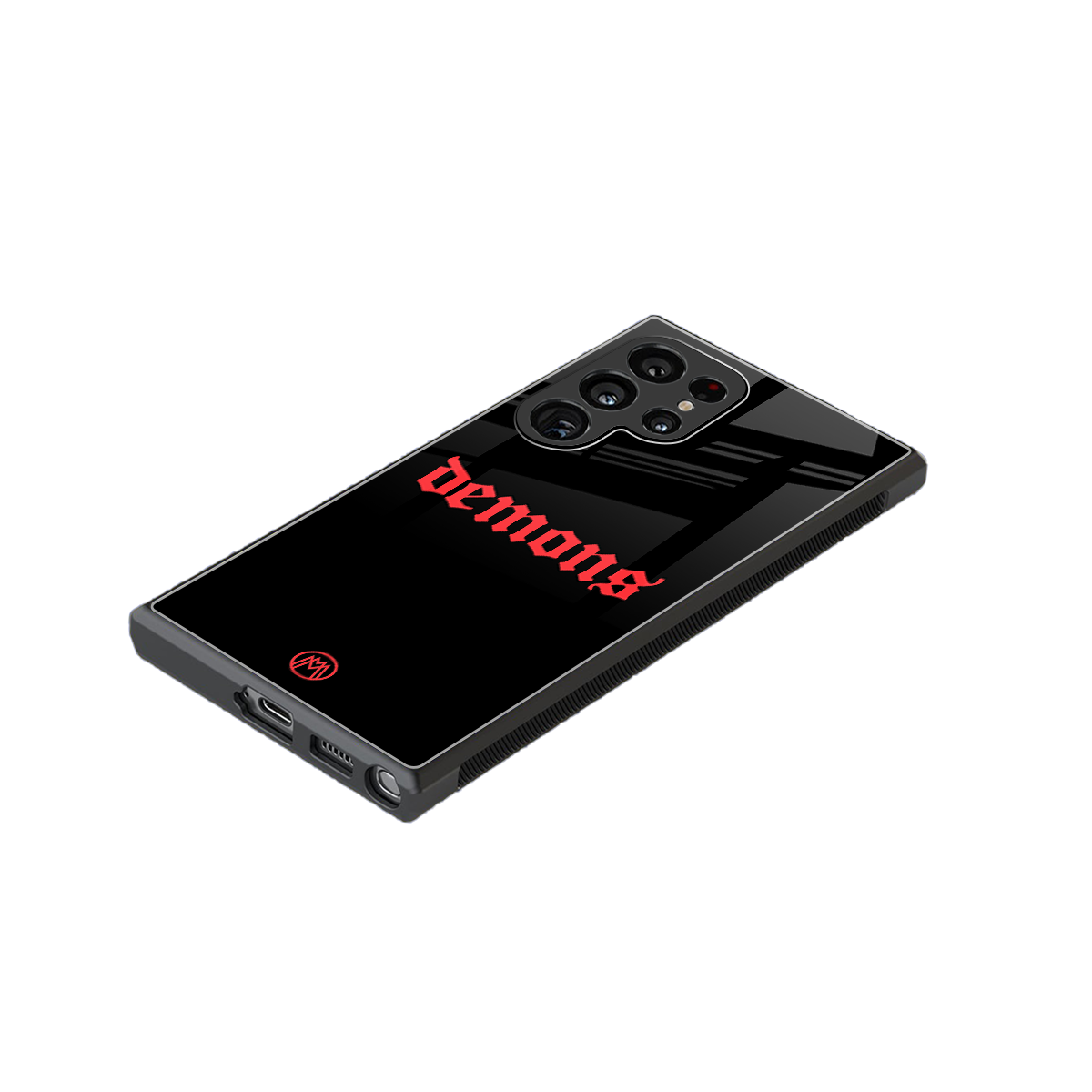 demons back phone cover | glass case for samsung galaxy s23 ultra