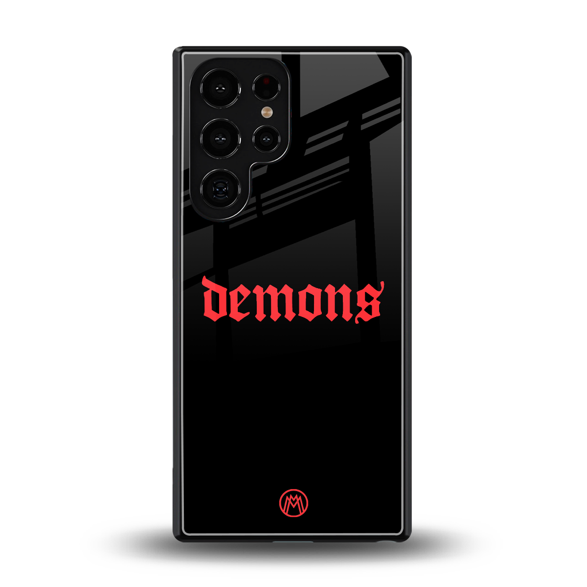 demons back phone cover | glass case for samsung galaxy s25 ultra