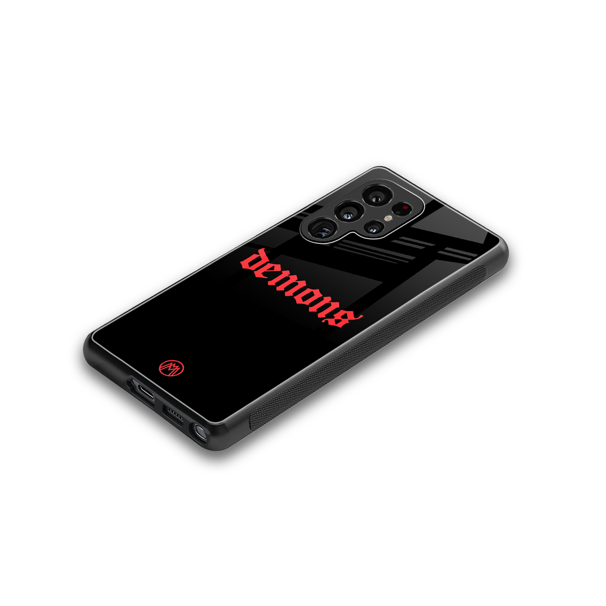 demons back phone cover | glass case for samsung galaxy s25 ultra