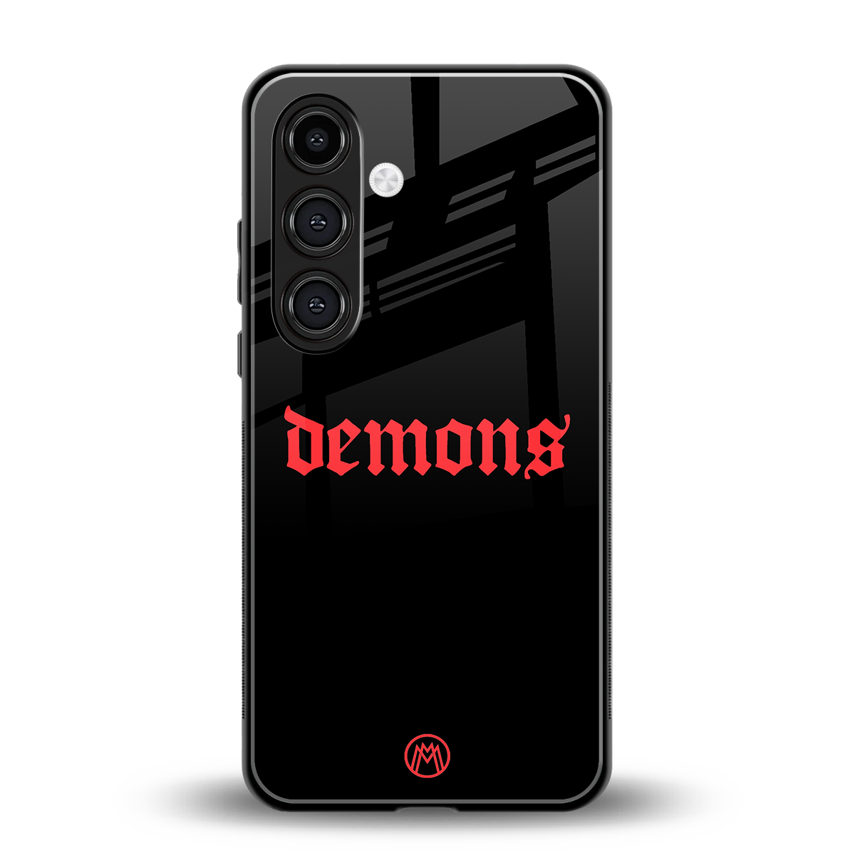 demons back phone cover | glass case for samsung galaxy s23