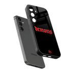 demons back phone cover | glass case for samsung galaxy s23