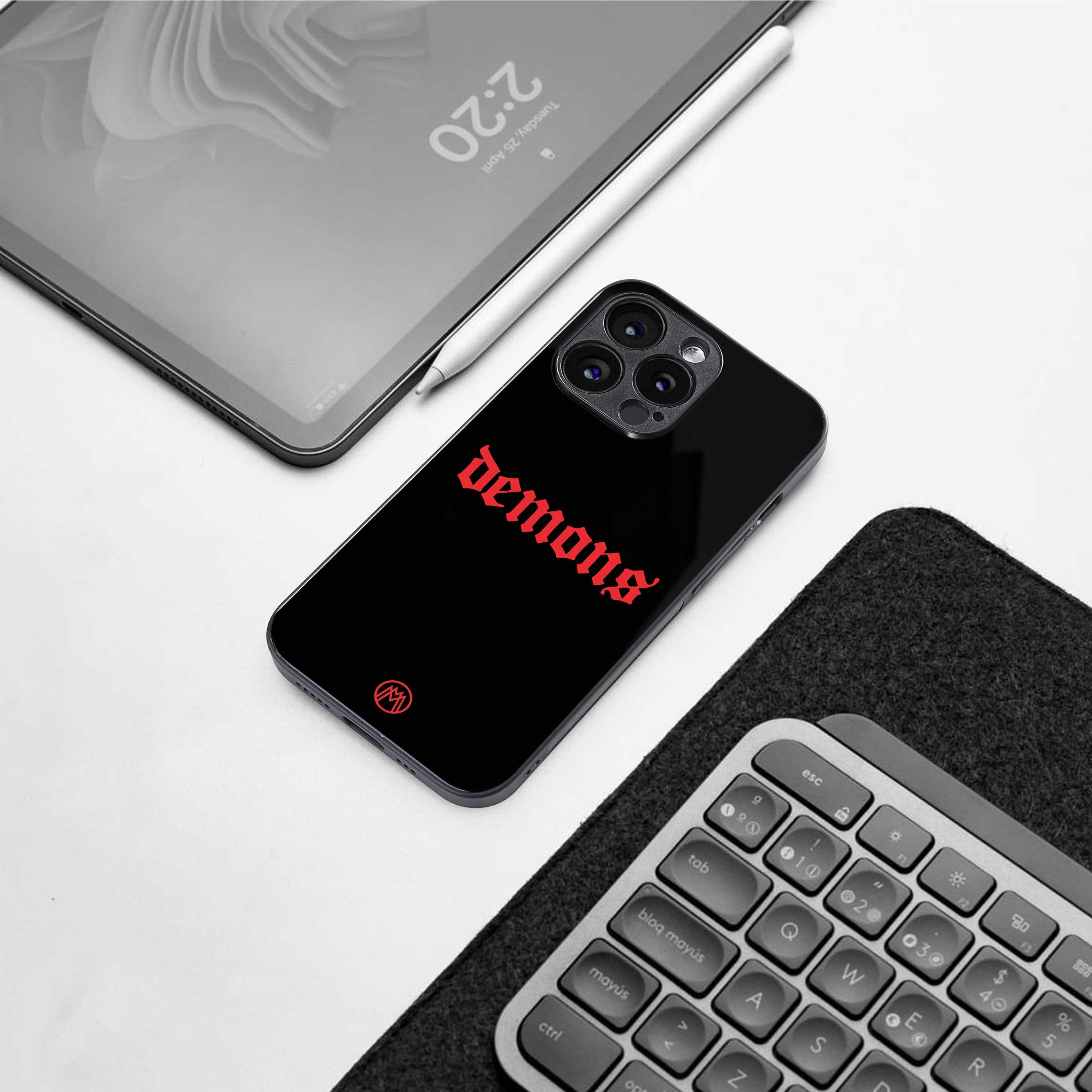 demons back phone cover | glass case for oneplus nord ce 4