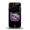 depression back phone cover | glass case for iphone 14 pro max