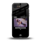 depression back phone cover | glass case for iphone 16e